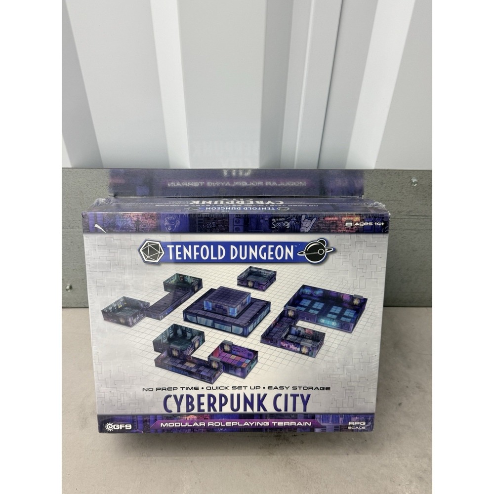 Tenfold Dungeon Cyberpunk City RPG Modular Terrain Set Miniatures Skirmish NIS
